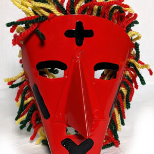 Mask of the Caretos, with fringe